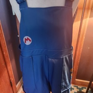 Blackmilk Super Mario overall shorts